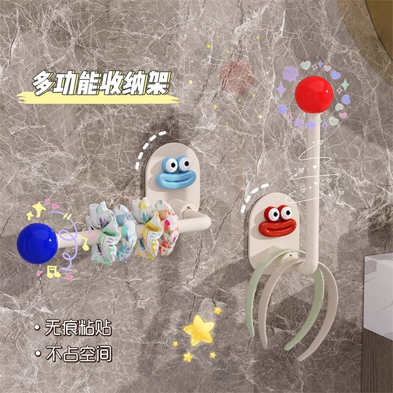 挂钩免打孔强力承重粘胶门后无痕挂衣钩墙上架子毛巾粘钩收纳时尚