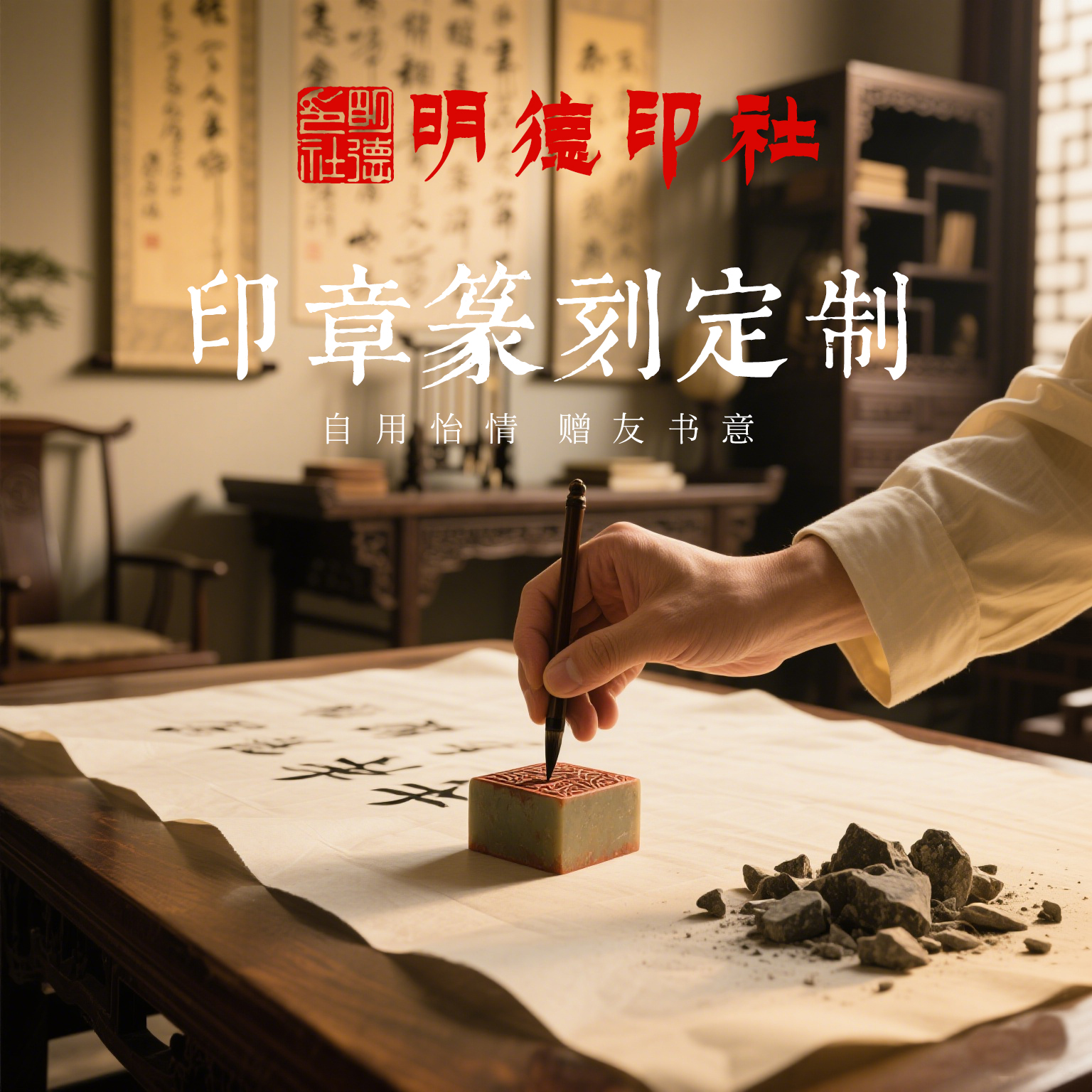印章定制印章定制书法书画篆刻印章套装印文内容可来图定制