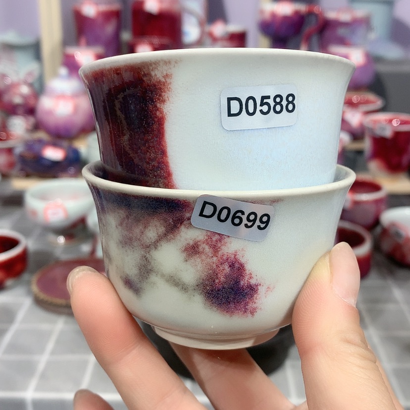 【闪购商品】钧瓷主人杯摆件工艺品