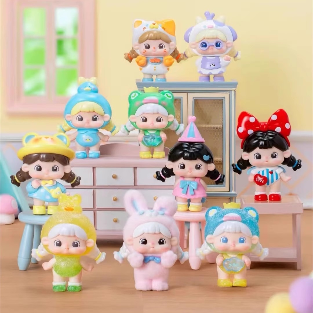 【拆盒】糖糖10颗糖系列mini盲盒手办摆件礼物可爱潮玩公仔