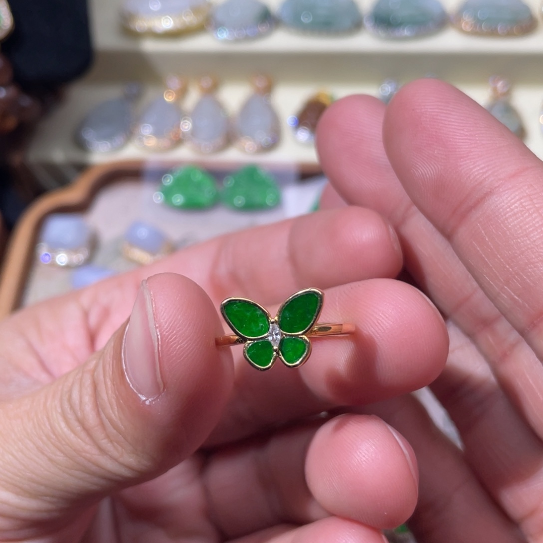 翡翠银S925镶嵌颈饰