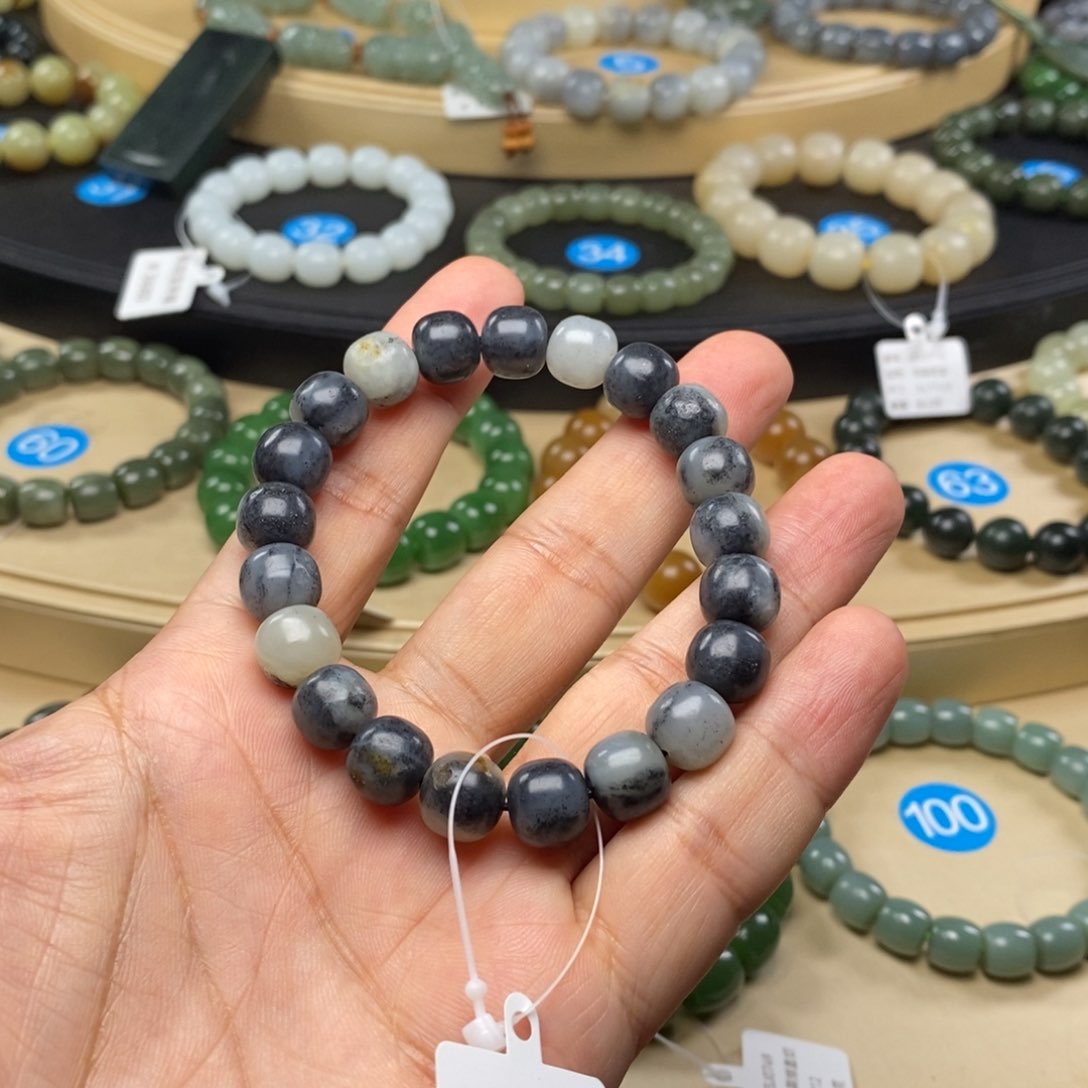 未镶嵌手链和田玉南**面