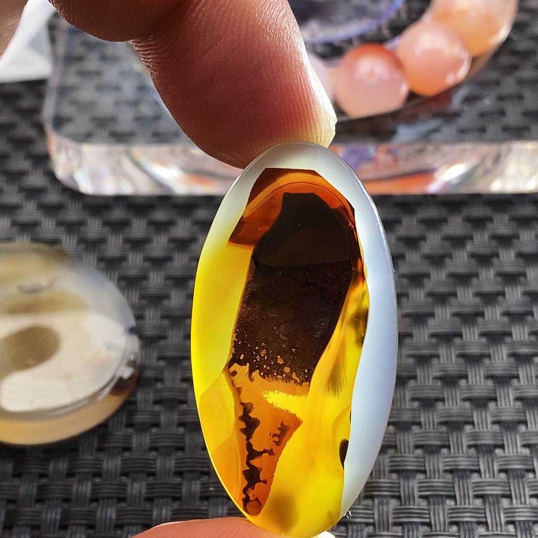 胖***m玛瑙/玉髓未镶嵌吊坠(不含链)