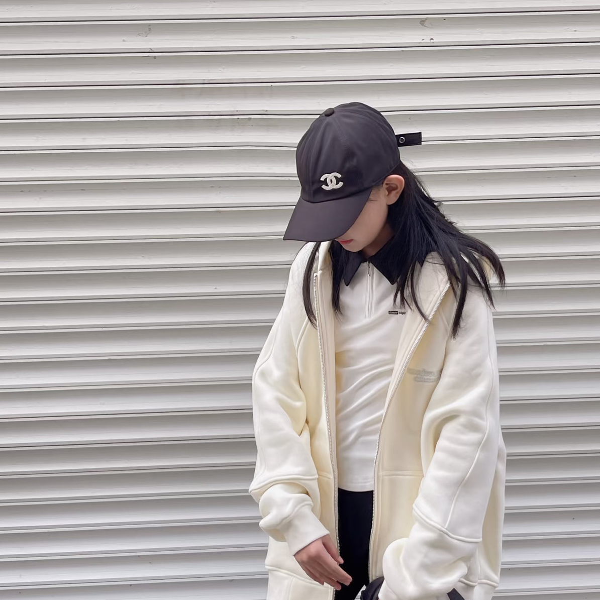 加绒卫衣外套秋冬款