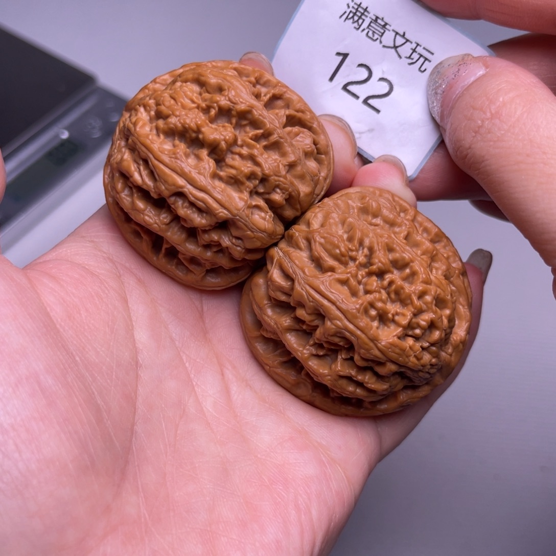 文玩核桃把件粗筋44.