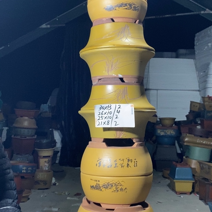 紫砂花盆紫砂紫砂