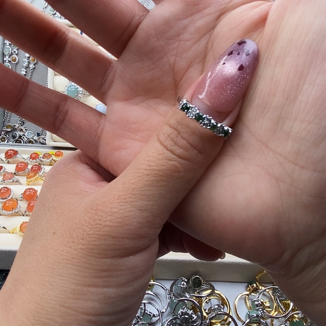 我***高翡翠未镶嵌戒指缅甸