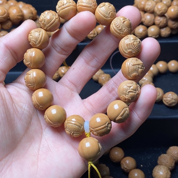 猴头核桃吊坠新款横财神