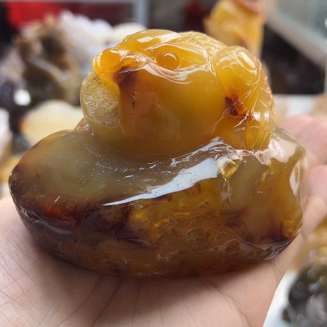 玛瑙/玉髓未镶嵌吊坠(不含链)