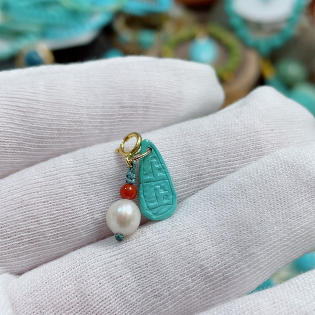 绿松石珠宝奇石未镶嵌