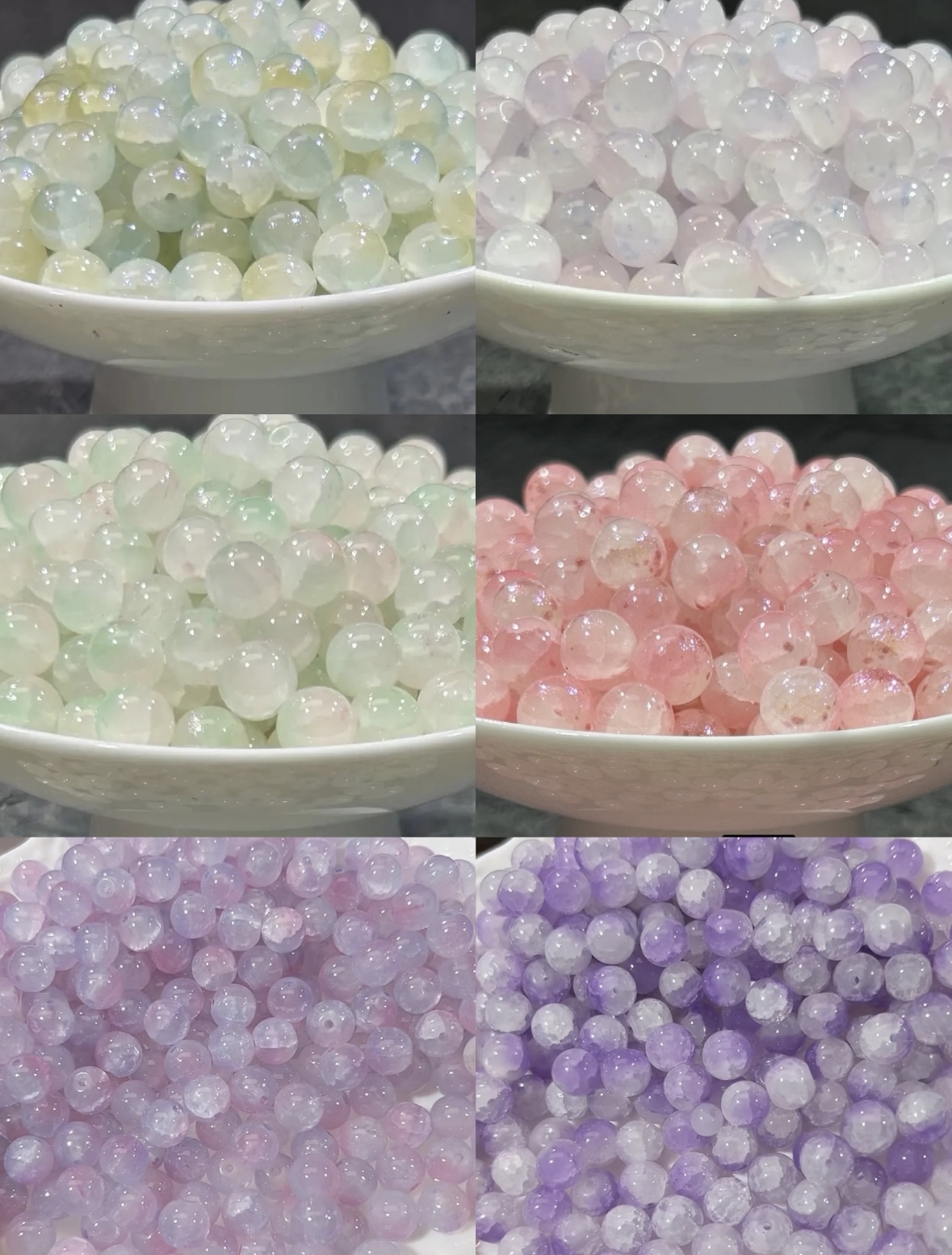 敦煌手工DIY琉璃混装珠子串珠饰品配件材料半成品挖一挖