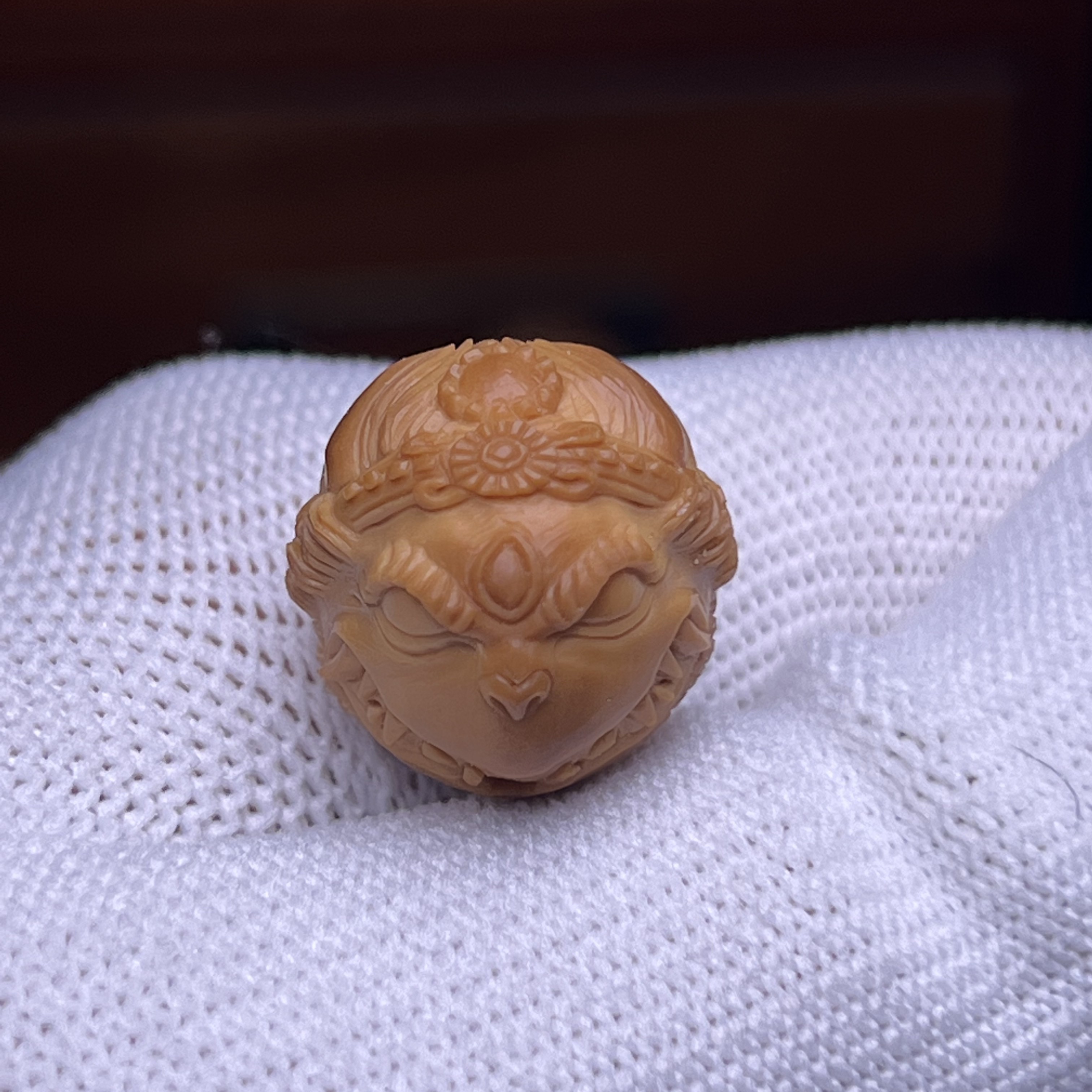 『精修大鹏鸟三通』17-18左右尺寸猴头配饰挂件全品有正常封口线