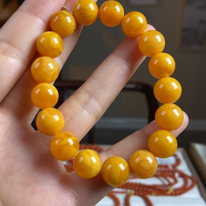 琥珀手链未镶嵌蜜蜡手串12