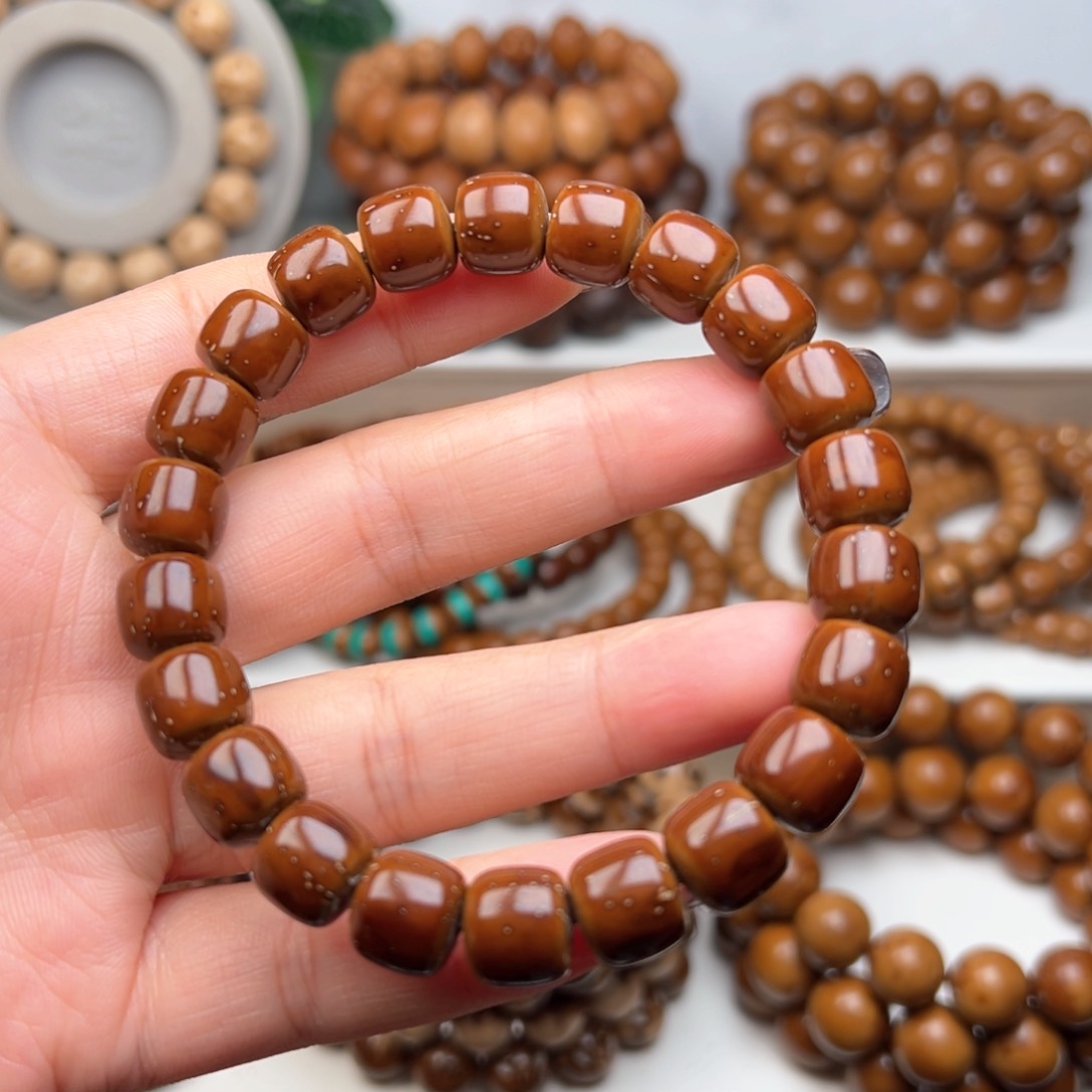 紫金鼠手串10实心老型