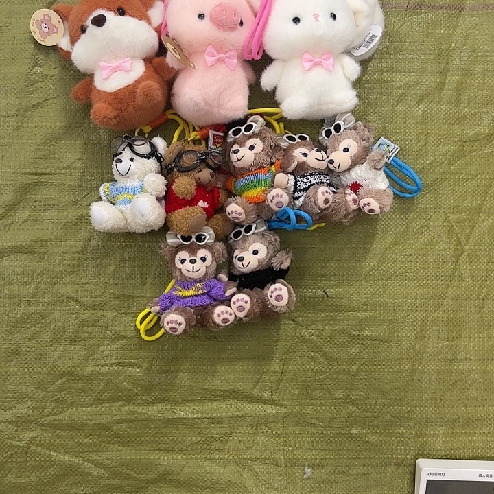 只***碗毛绒如图十个挂件总价