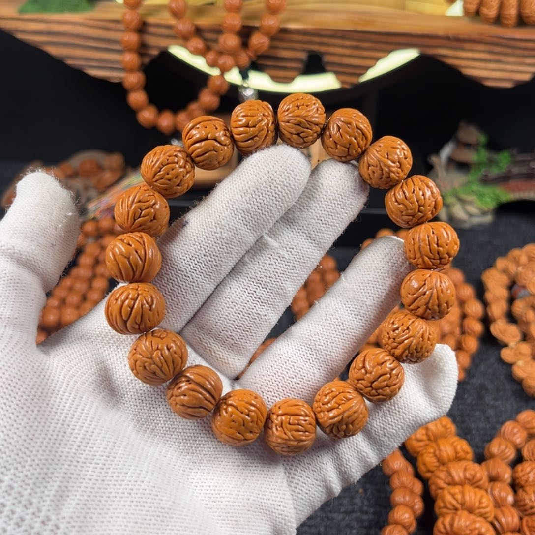 桃核吊坠F5链接手串