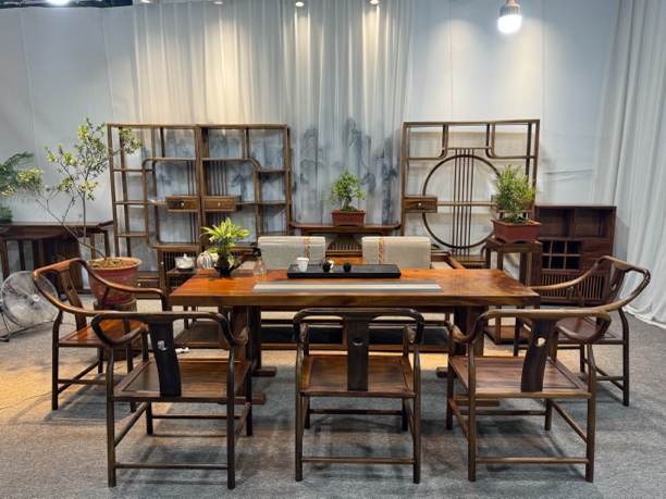 胡桃木实木大板 茶桌餐桌书桌办公桌适用