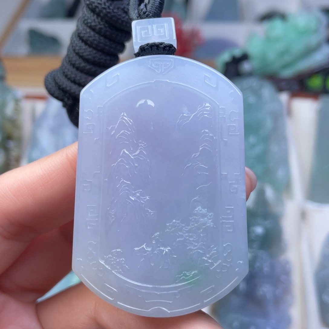 翡翠未镶嵌颈饰天然翡翠