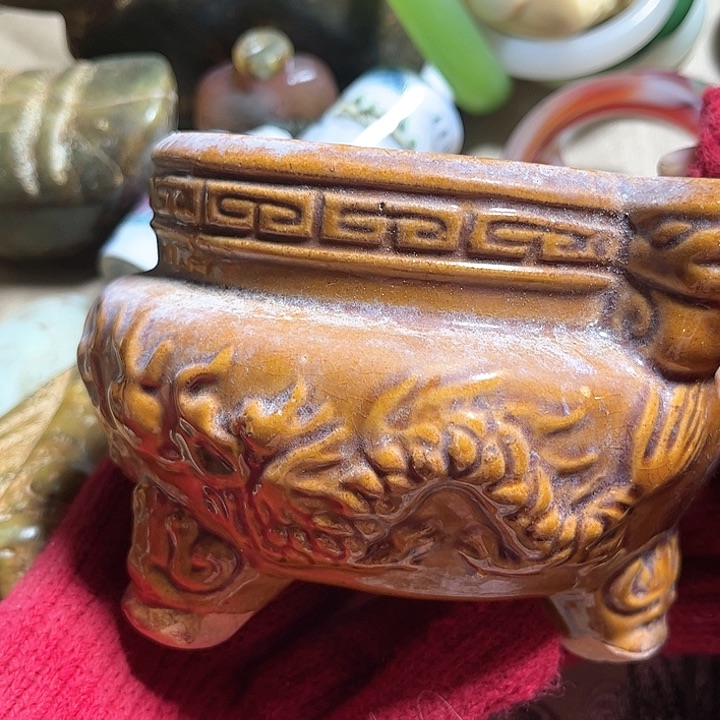 紫金钵盂菩提把件