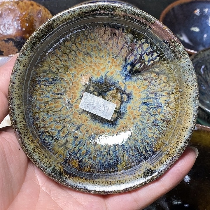 茶盏10粘足 底部有落渣健健康康快乐