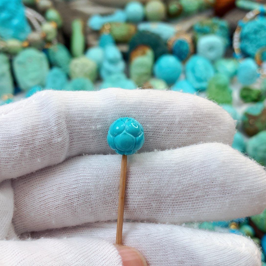 未镶嵌绿松石珠宝半成品