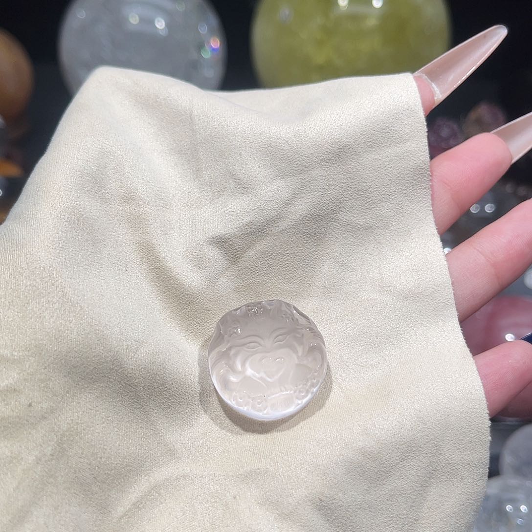 珠宝半成品水晶未镶嵌微瑕
