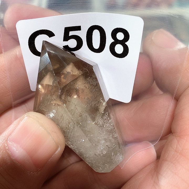 水晶天然水晶柱子C508未镶嵌简*