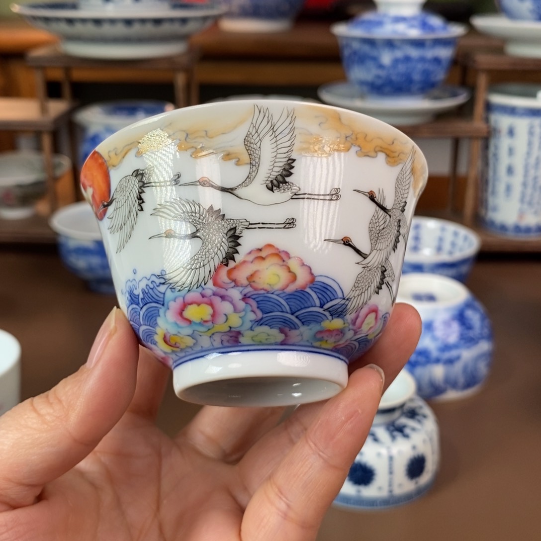 景德镇陶瓷手工手绘