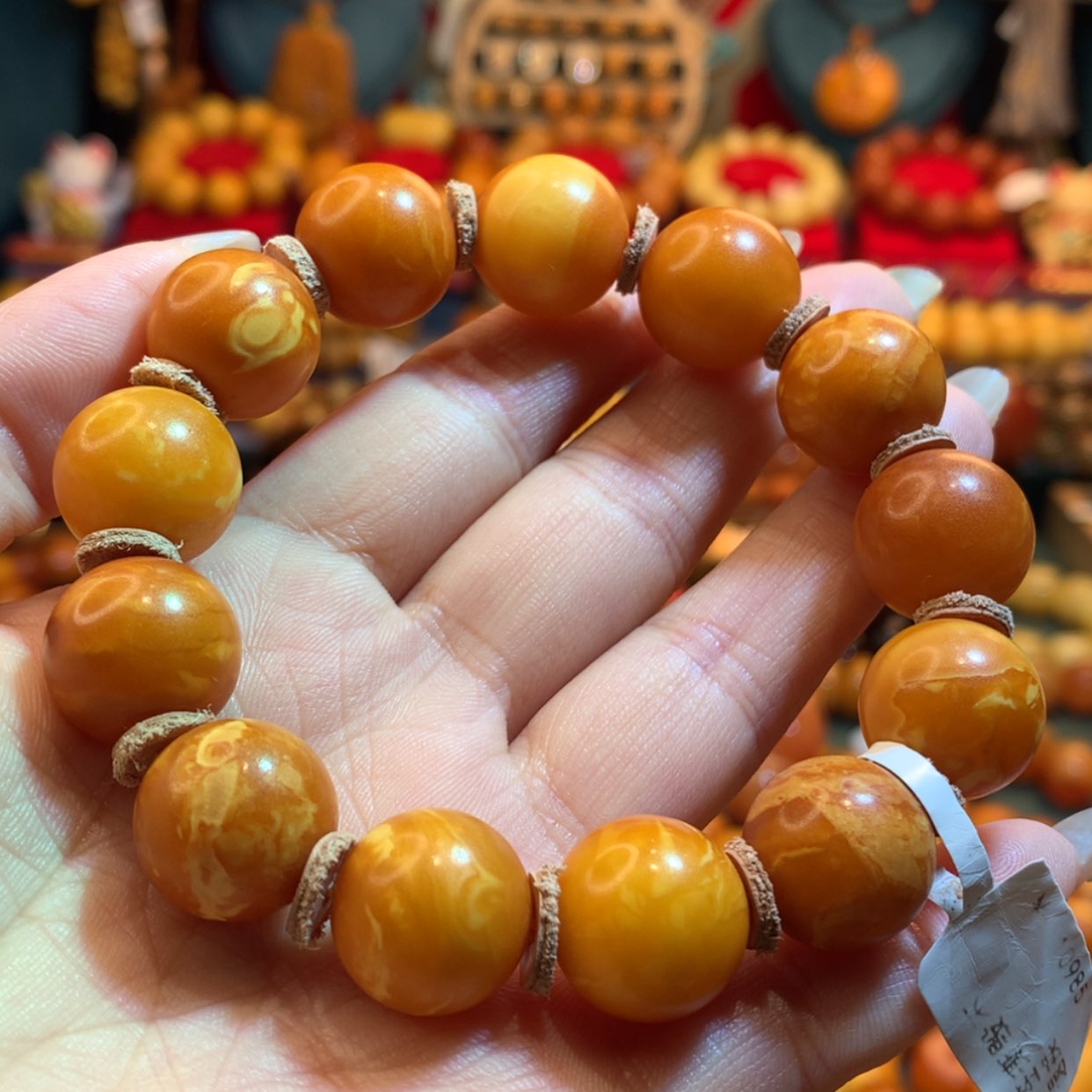 【闪购商品】蜜蜡手串未镶嵌蜜蜡手串