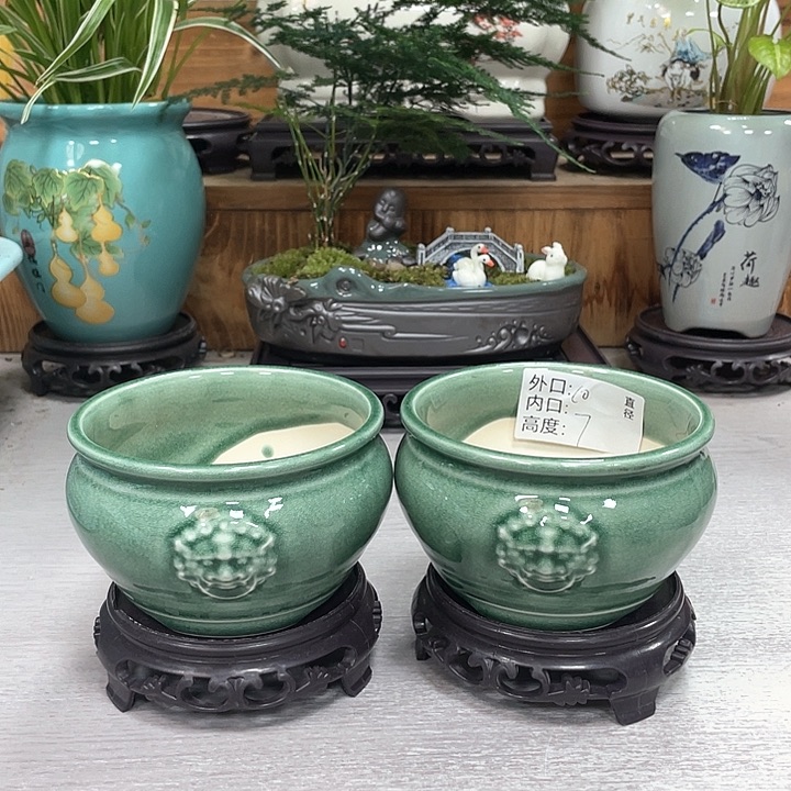 陶瓷紫砂花盆陶瓷花盆抢购起来