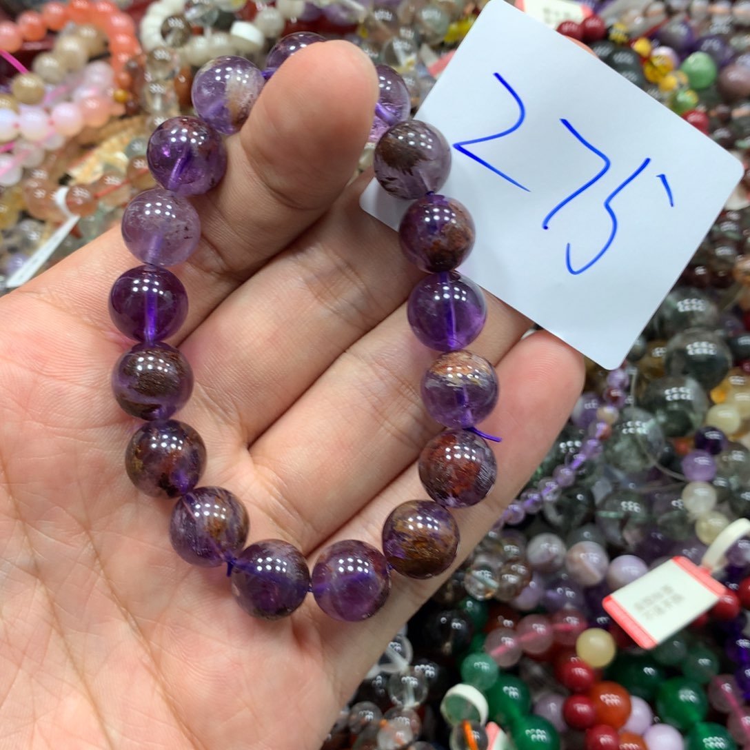 水晶手串未镶嵌天然