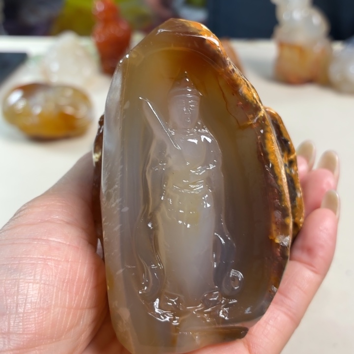 玛瑙/玉髓未镶嵌吊坠(不含链)