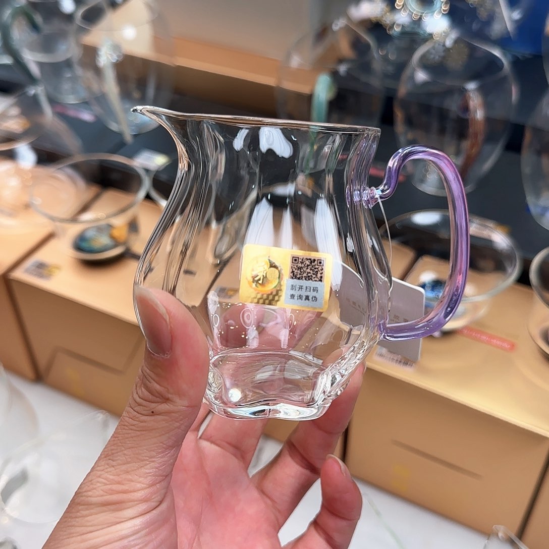 禾器浅紫色颂妍公道杯