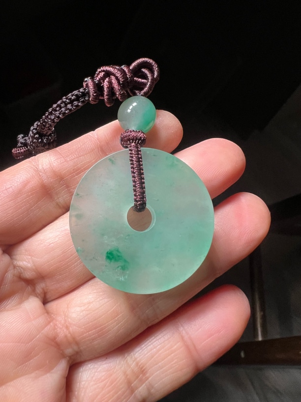 非洲翠平安扣挂件