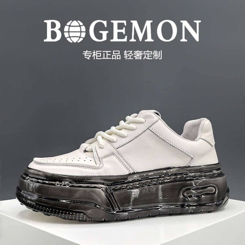 【轻奢定制 限量款】专柜同款手工凝胶工艺头层牛皮休闲定制男鞋