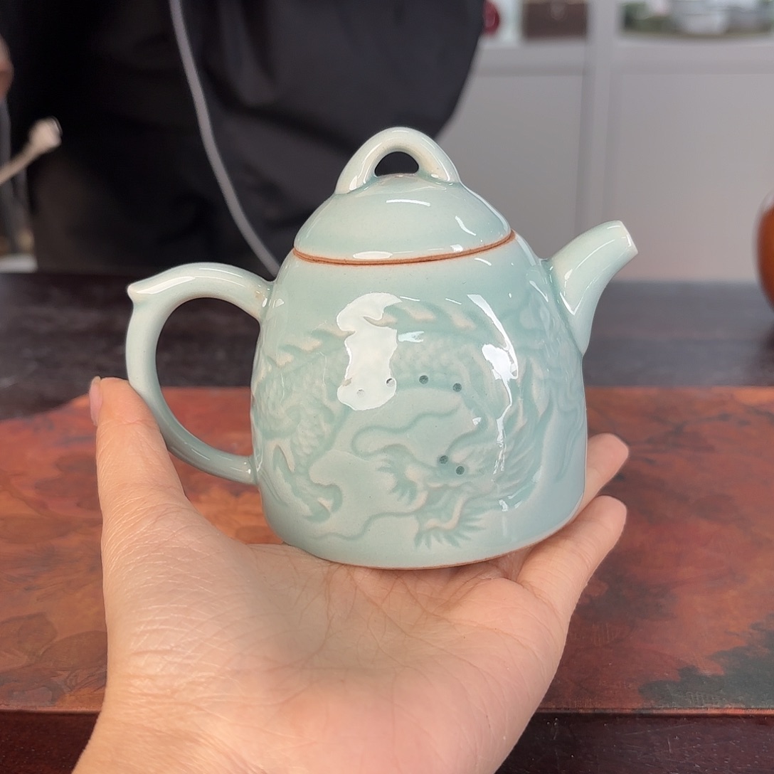 龙泉云间青瓷小米茶器