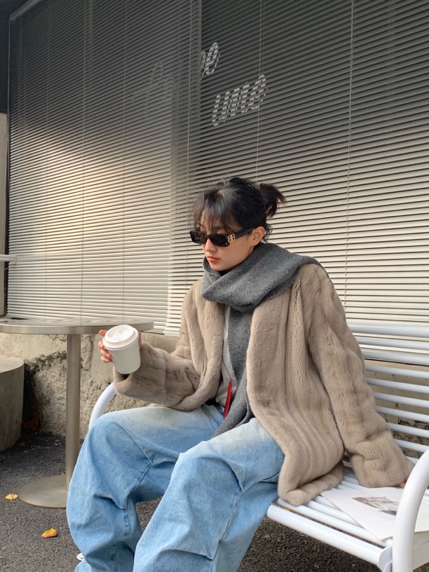 【guanxing观星雾隐】进口紫金短二全抽刀水貂