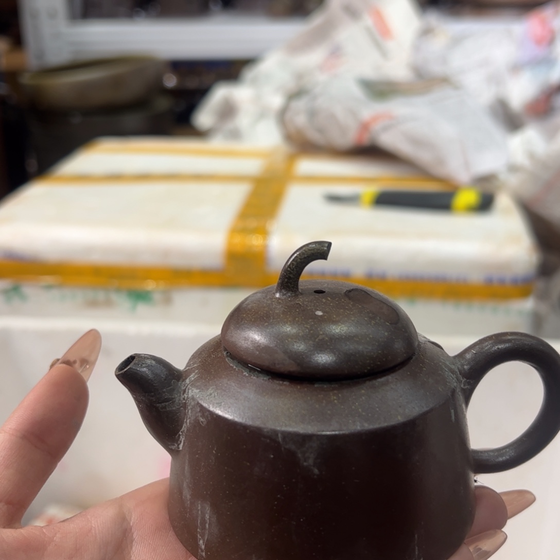 贵台龙窑柴烧茶壶86