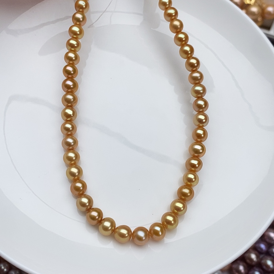 银S925镶嵌淡水珍珠耳饰