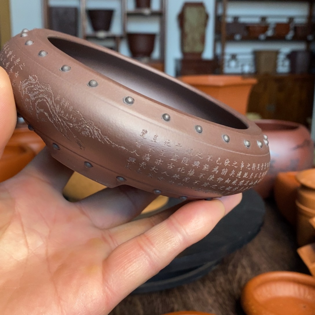 紫砂花盆良***行紫砂花盆22222