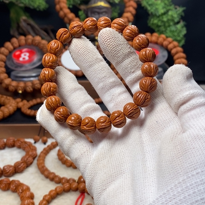 桃核吊坠十*秦岭龙纹