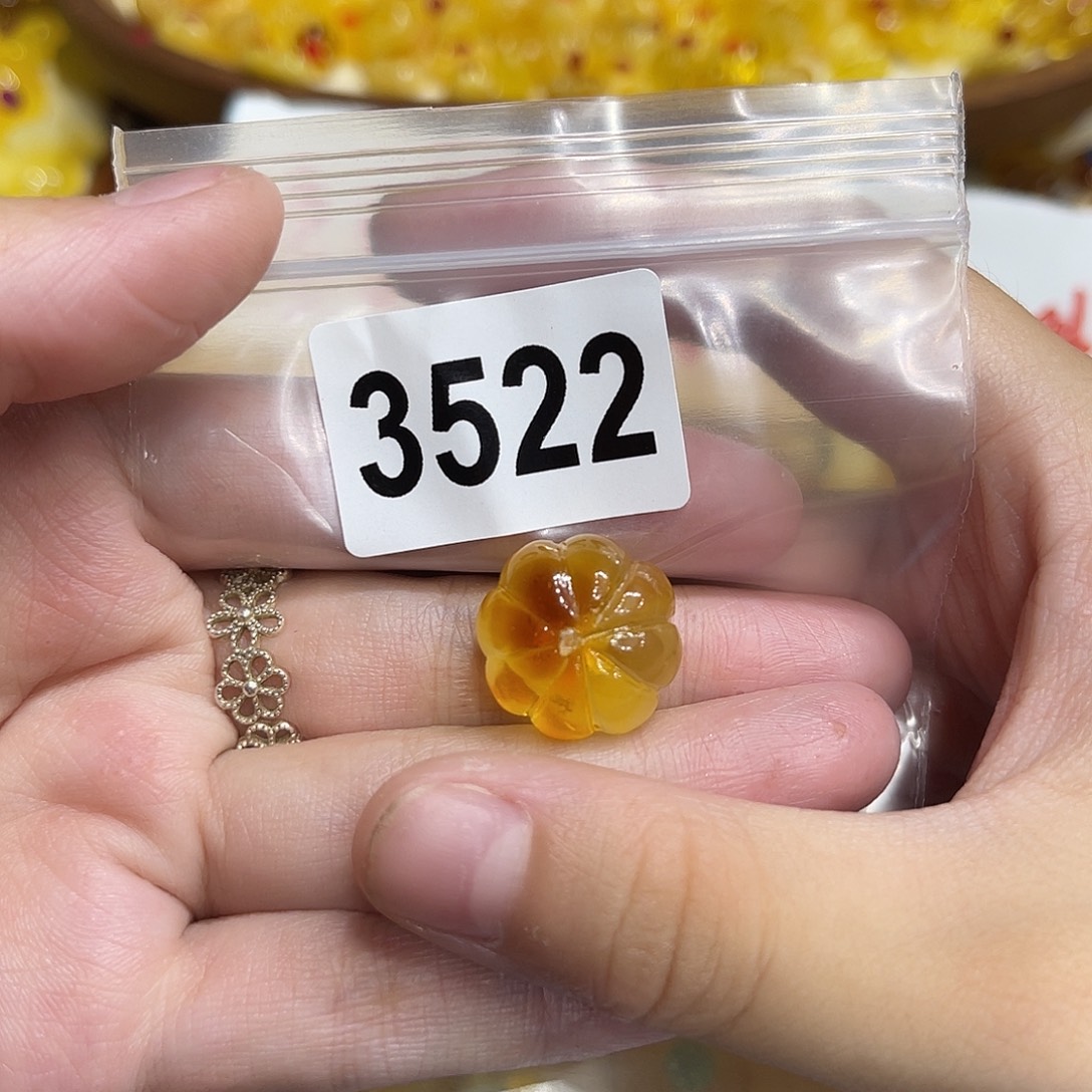 琥珀未镶嵌颈饰蜜蜡