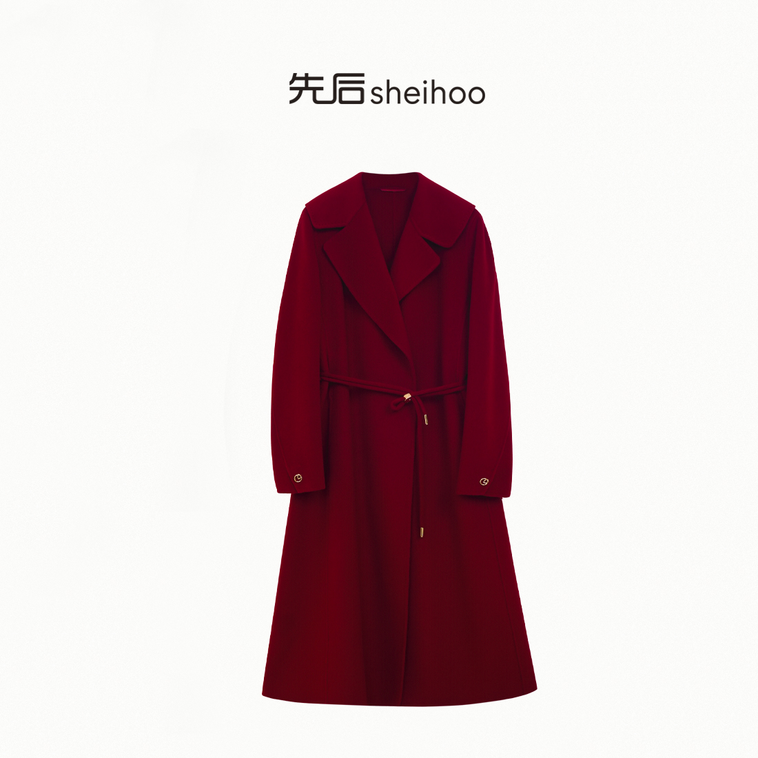 SHEIHOO先后19AG9108长款大衣经典百搭时尚女士款1187