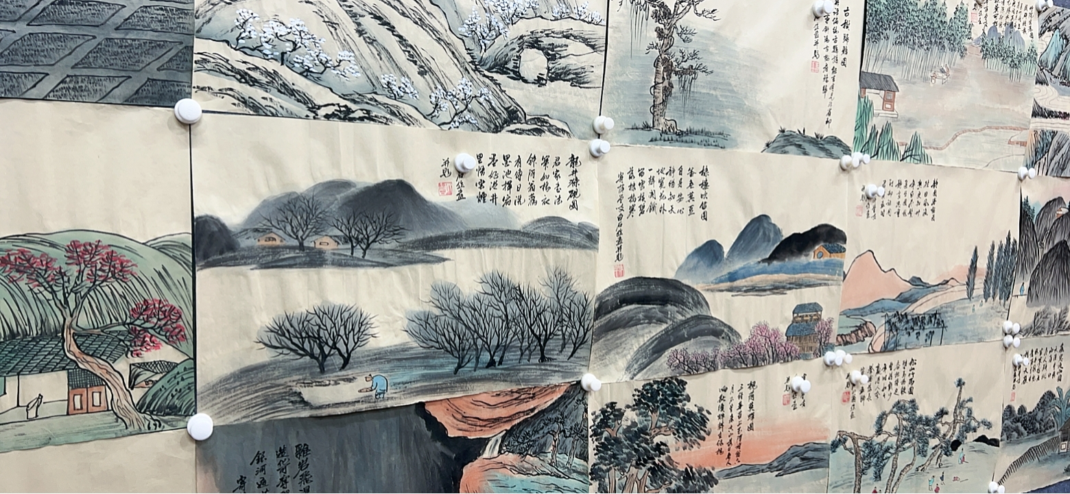 【梓丽】精品二十四条屏装饰画通用链接