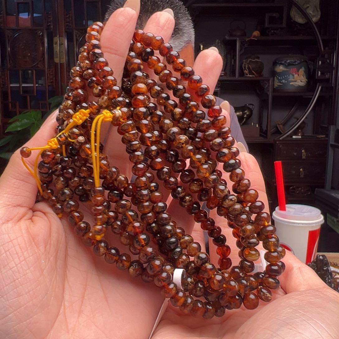 未镶嵌琥珀裸石抚顺琥珀20831六多样性发其一