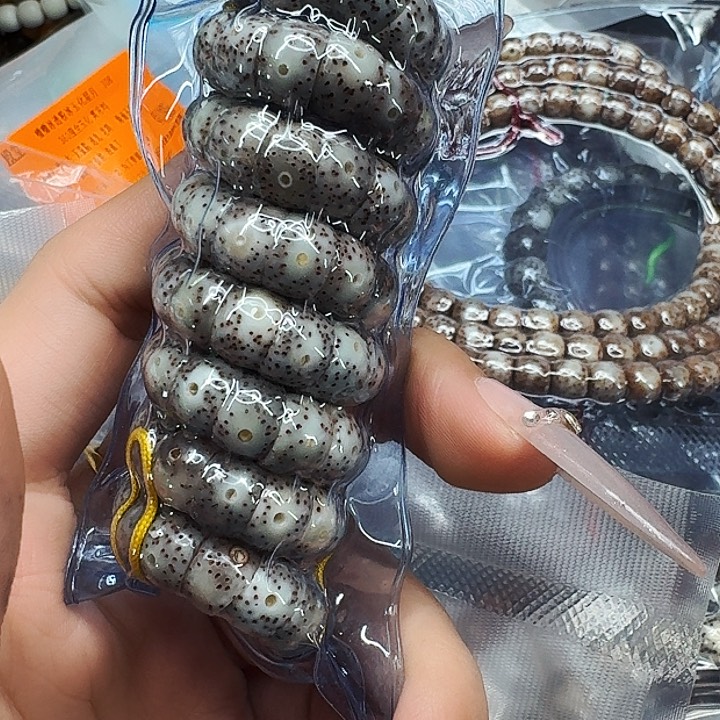 星月菩提手串521傲世灰星月菩提猪大肠0.9-108