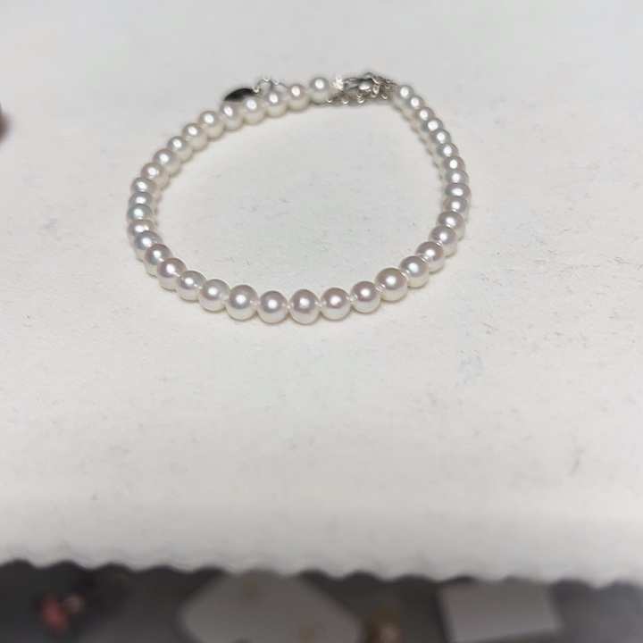 清****手绳淡水珍珠钛钢