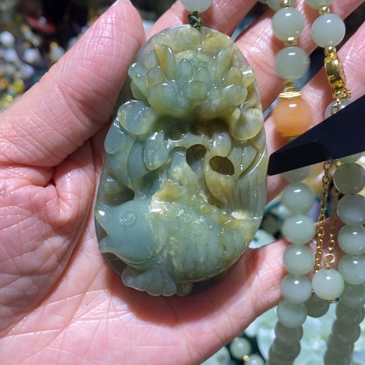 岫玉岫玉吊坠未镶嵌