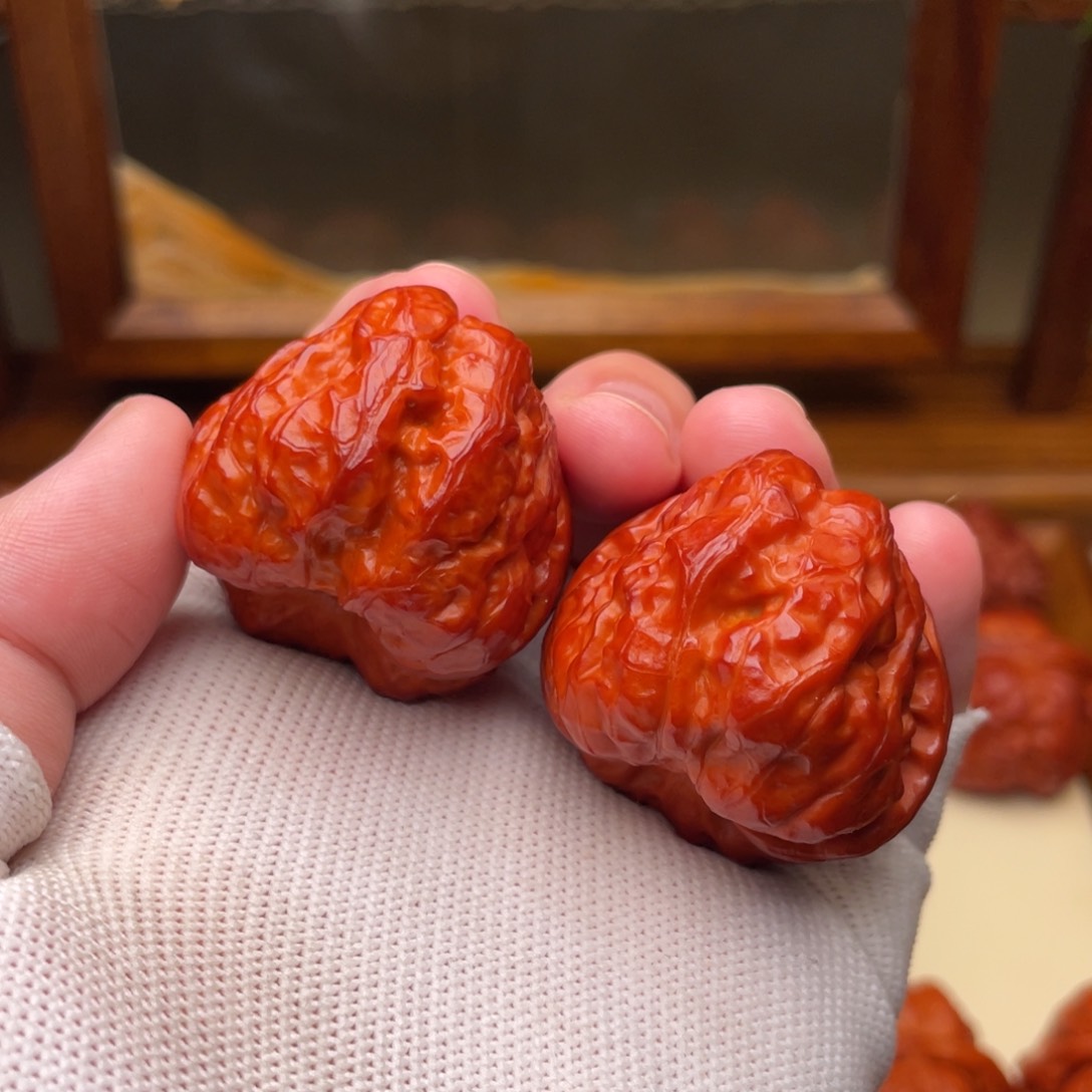 文玩核桃把件蛤蟆头36