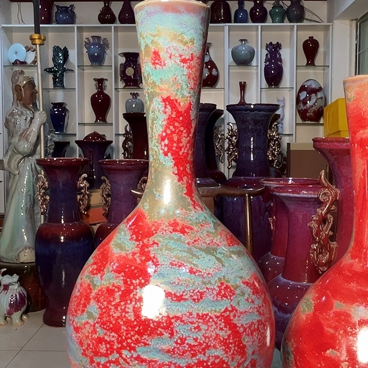 开***帘瓷片钧瓷钧瓷摆件钧瓷摆件